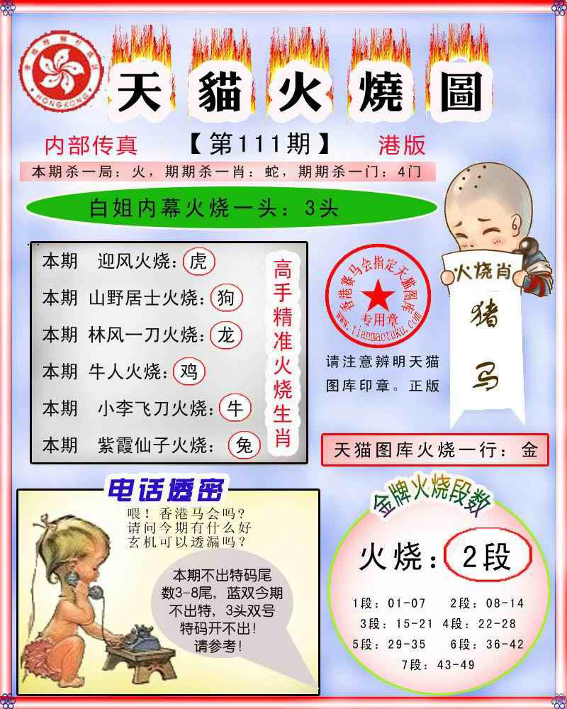 六合彩111期火烧图记录