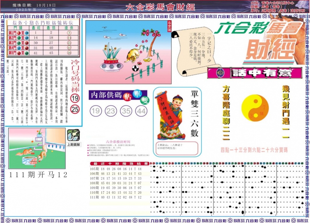 六合彩112期马会财经A