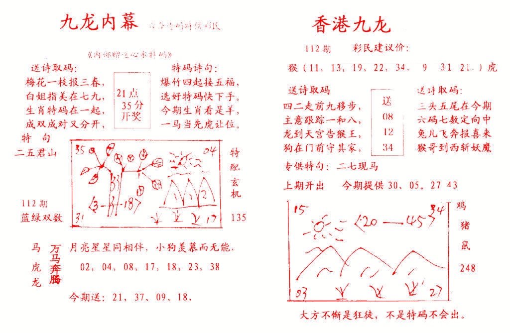 六合彩112期九龙内幕