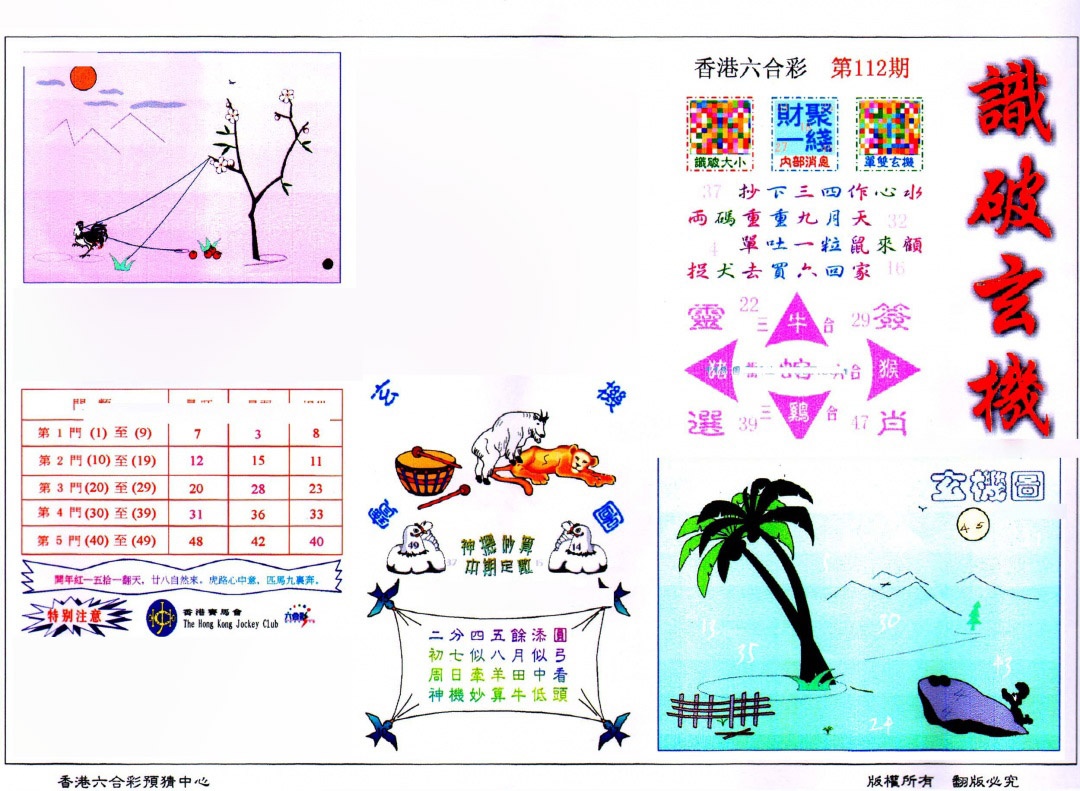 六合彩112期识破玄机(保证香港版)
