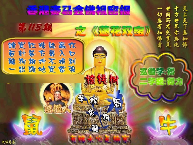 六合彩113期佛祖救世绝密报