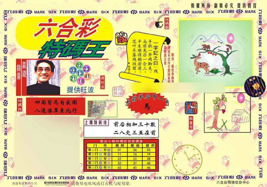 六合彩113期心水特码(信封)