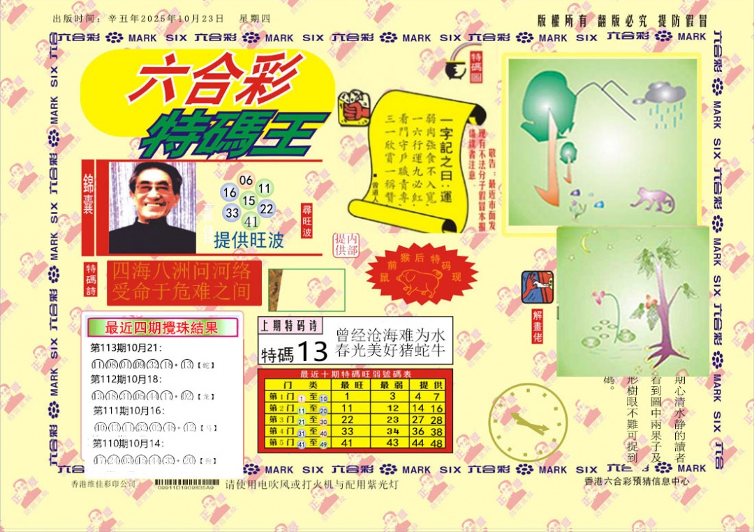 六合彩114期特码王