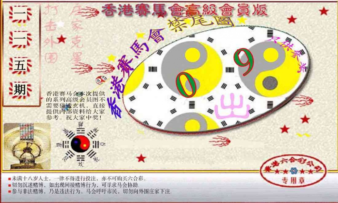 六合彩115期赛马会高级禁尾图(新）