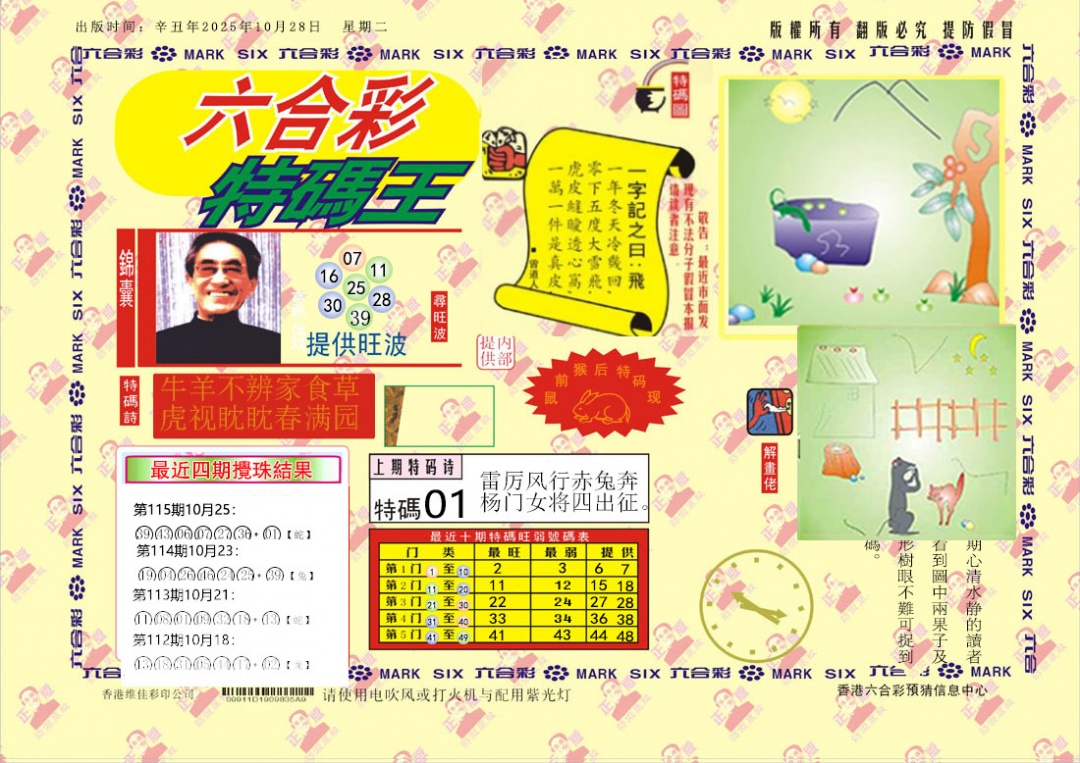 六合彩116期特码王