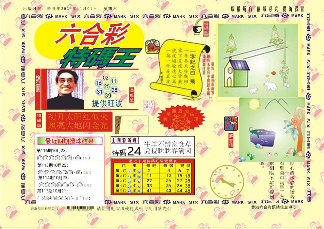 六合彩117期特码王