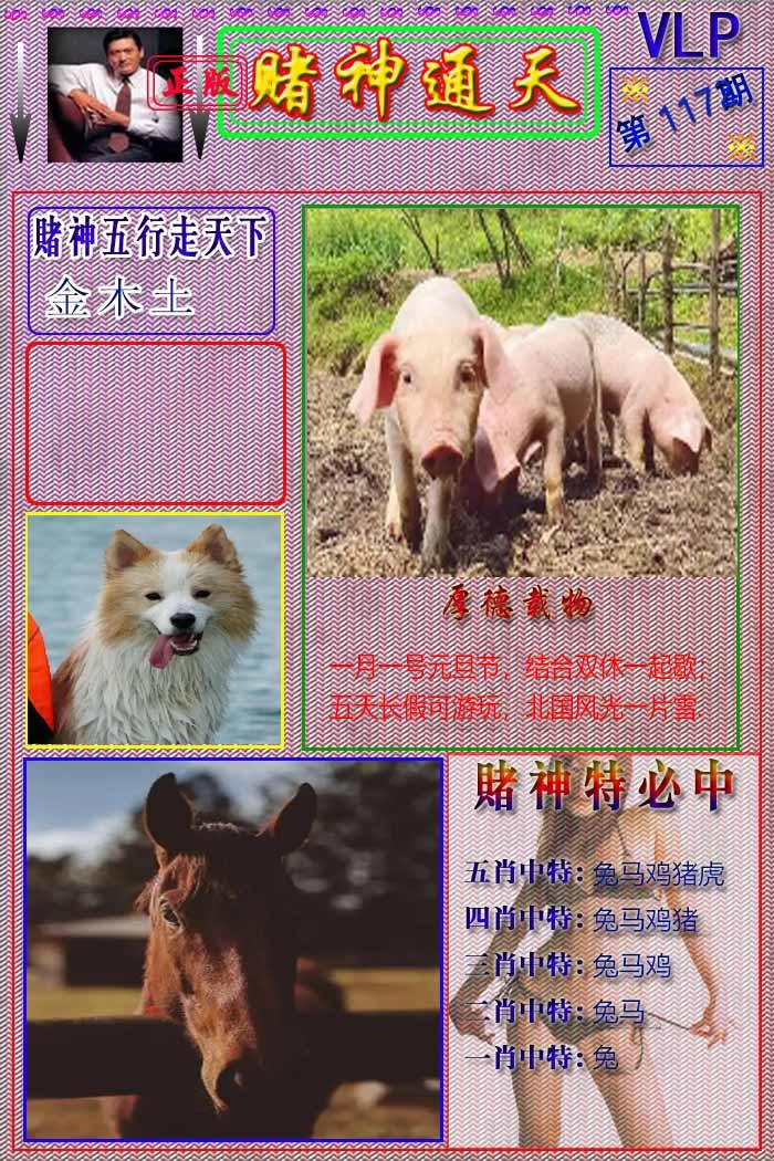 六合彩117期赌神通天报