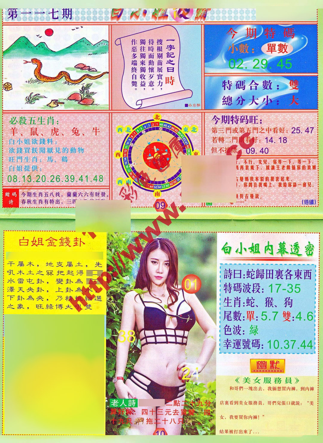 六合彩117期白小姐波霸