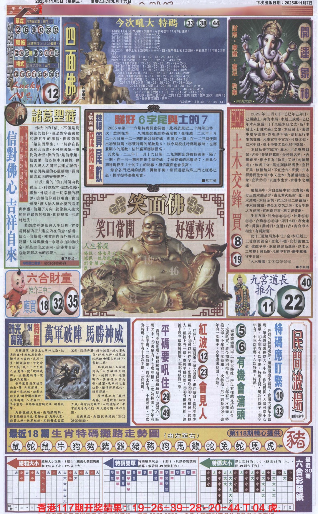 六合彩118期六合财经D加大版