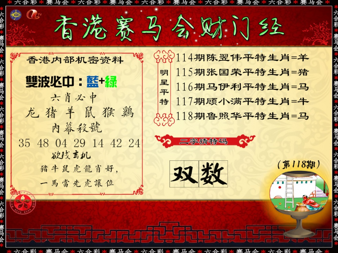 六合彩118期财门经
