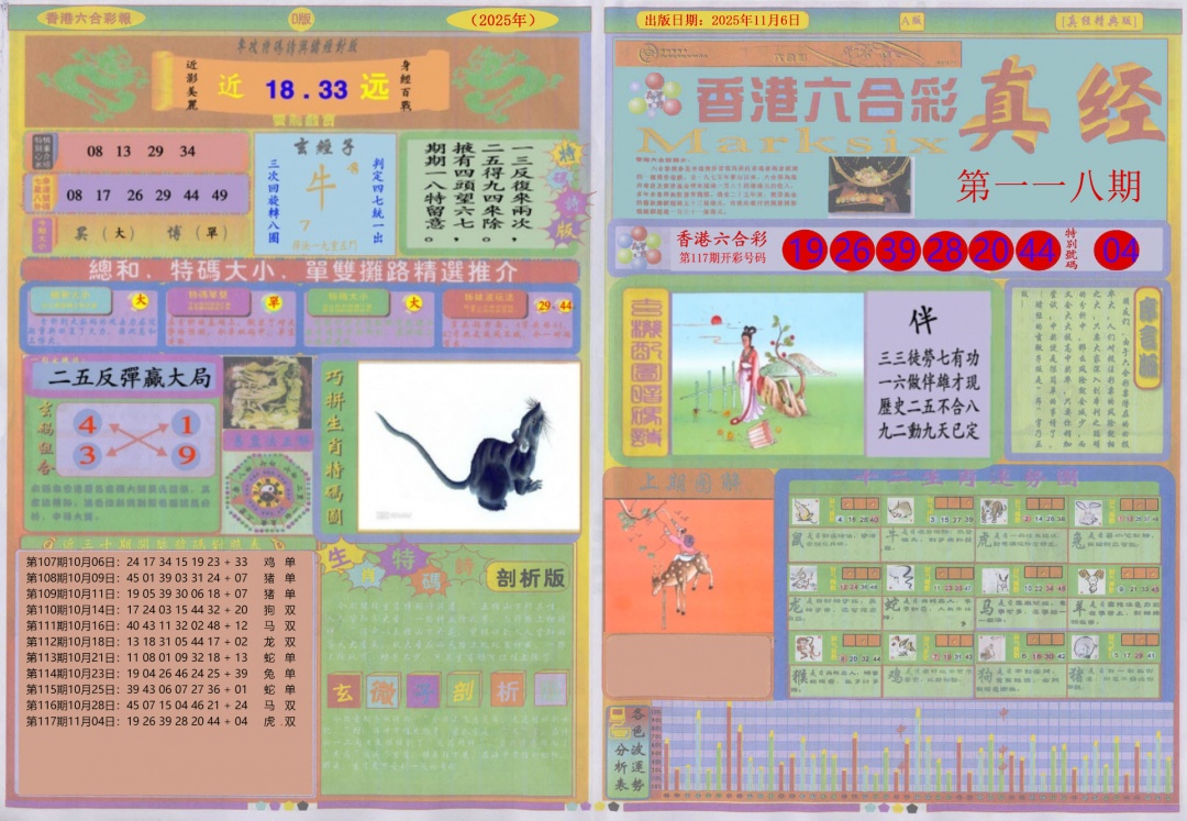 六合彩118期真经A