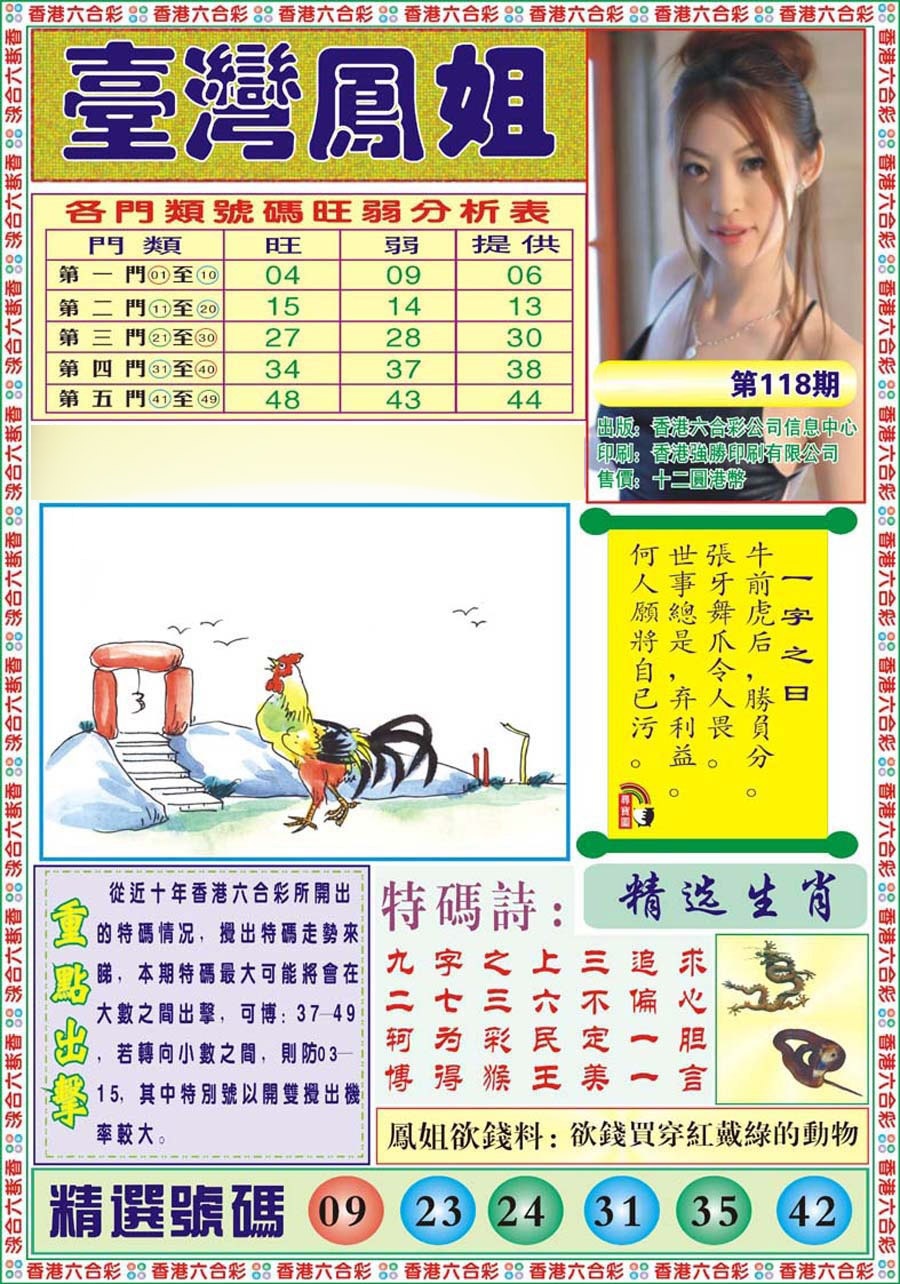 六合彩118期台湾凤姐