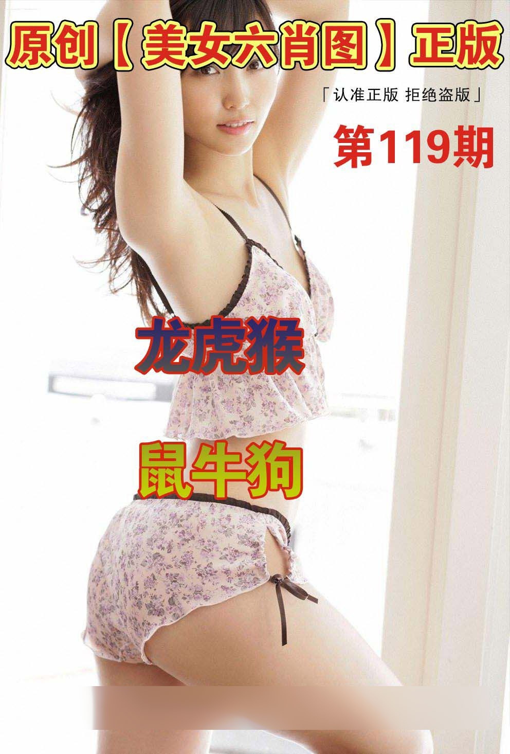 六合彩119期美女六肖图A