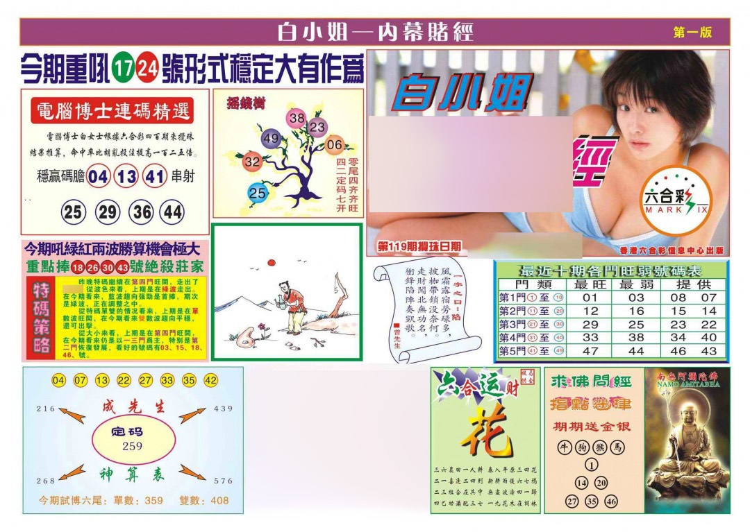 六合彩119期香港内幕赌经(新图)