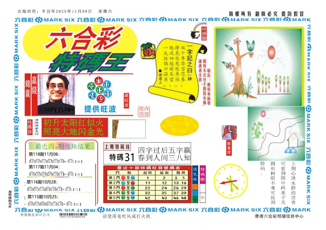 六合彩119期新特码王