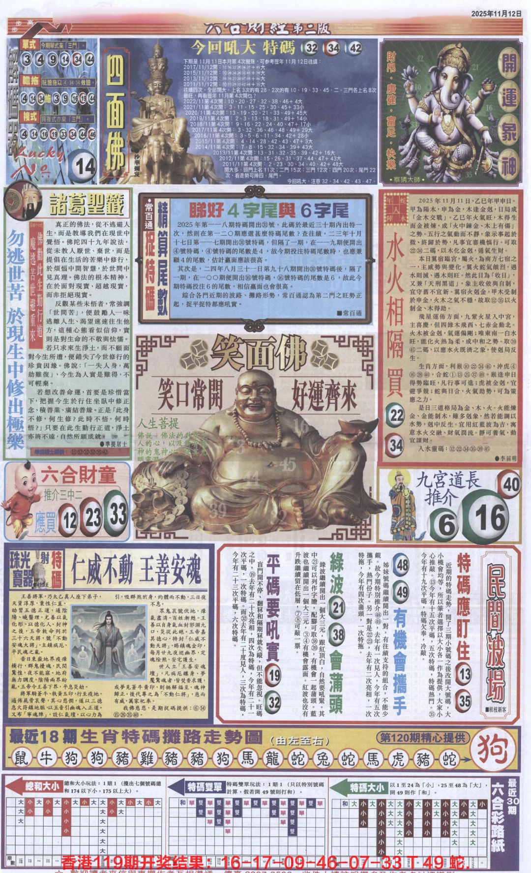 六合彩120期六合财经D加大版