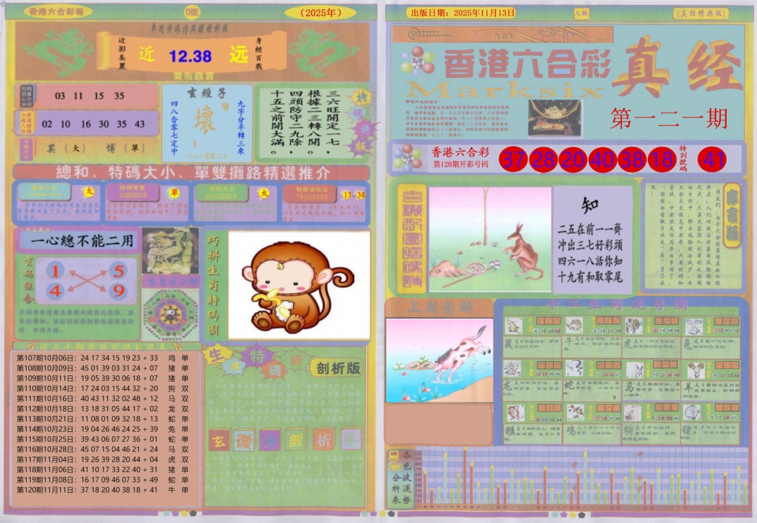 六合彩121期真经A