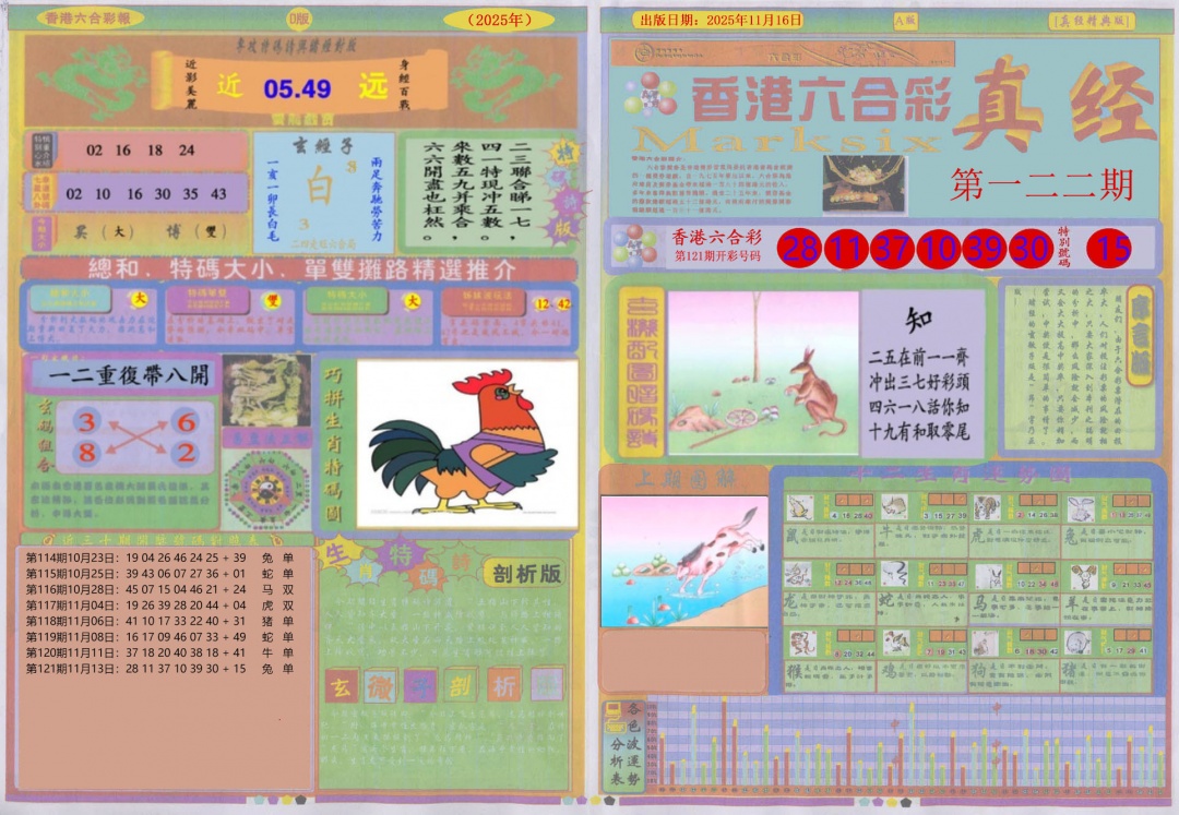 六合彩122期真经A