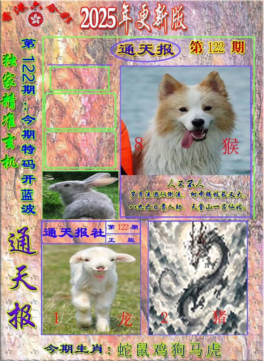 六合彩122期新通报