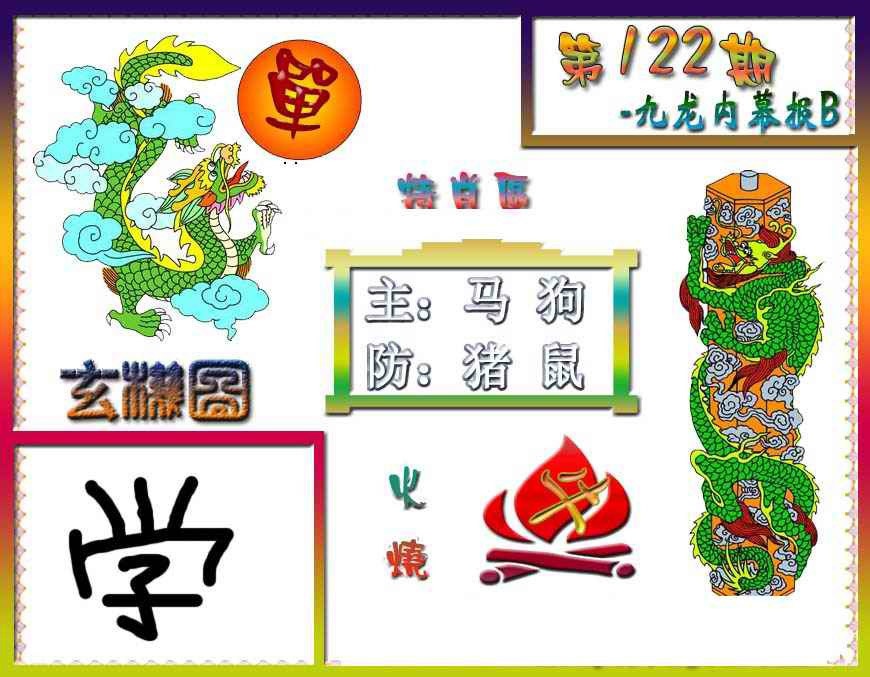 六合彩122期九龙内幕特肖图B