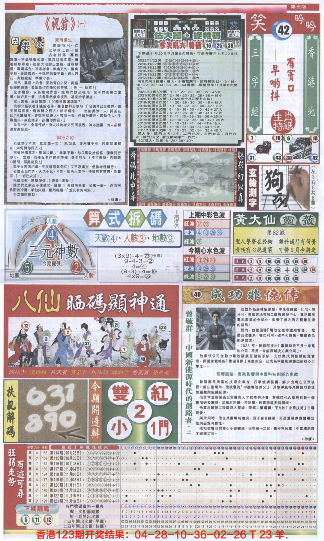 六合彩124期新报跑狗-1(正面)