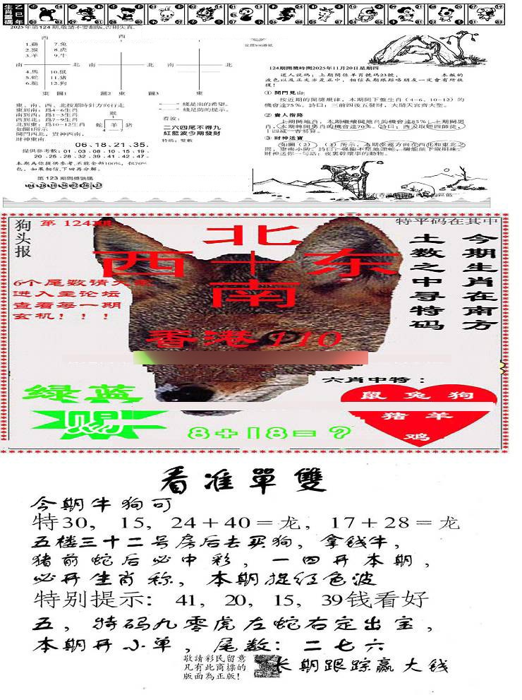 六合彩124期特码内幕B