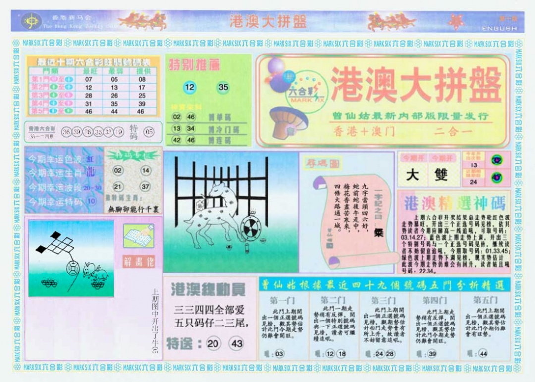 六合彩125期港澳大拼盘A