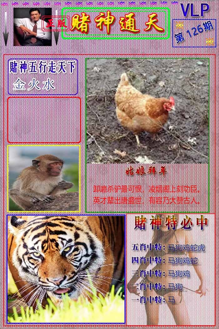 六合彩126期赌神通天报