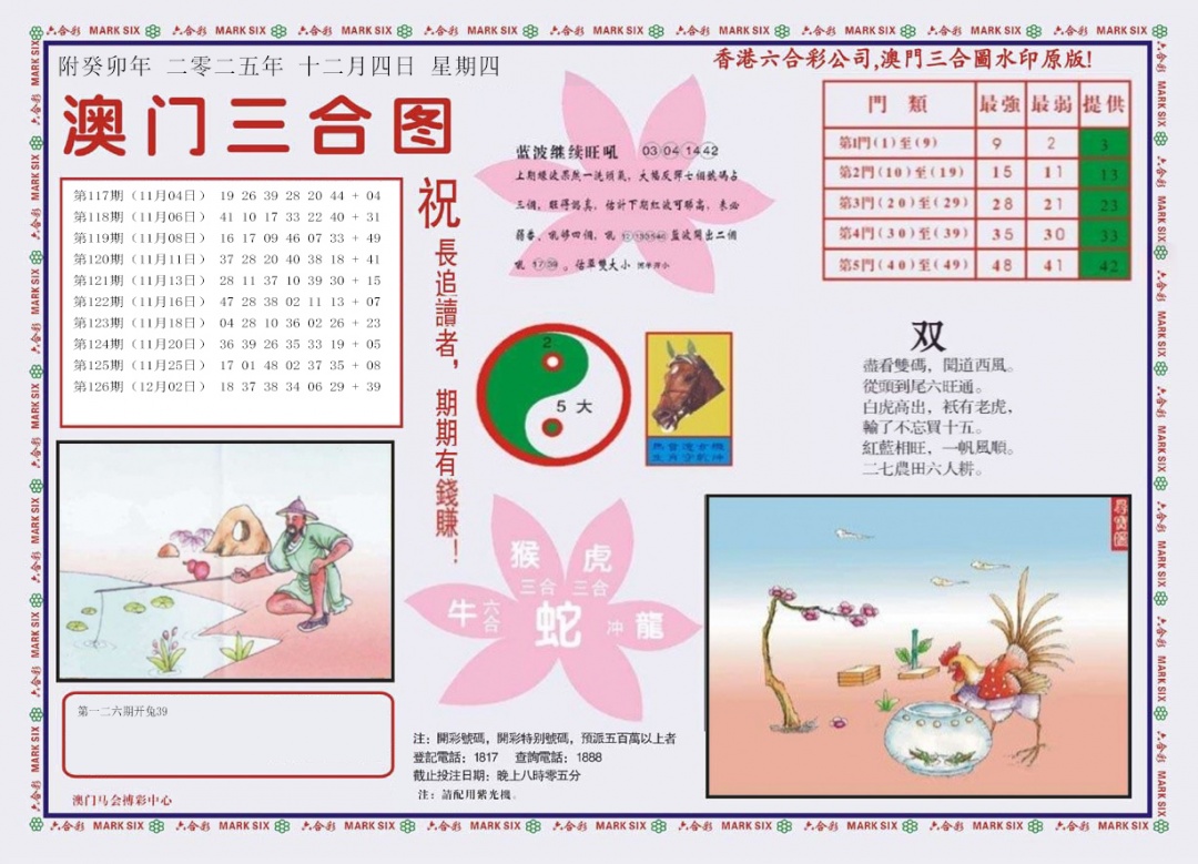 六合彩127期4-澳门三合