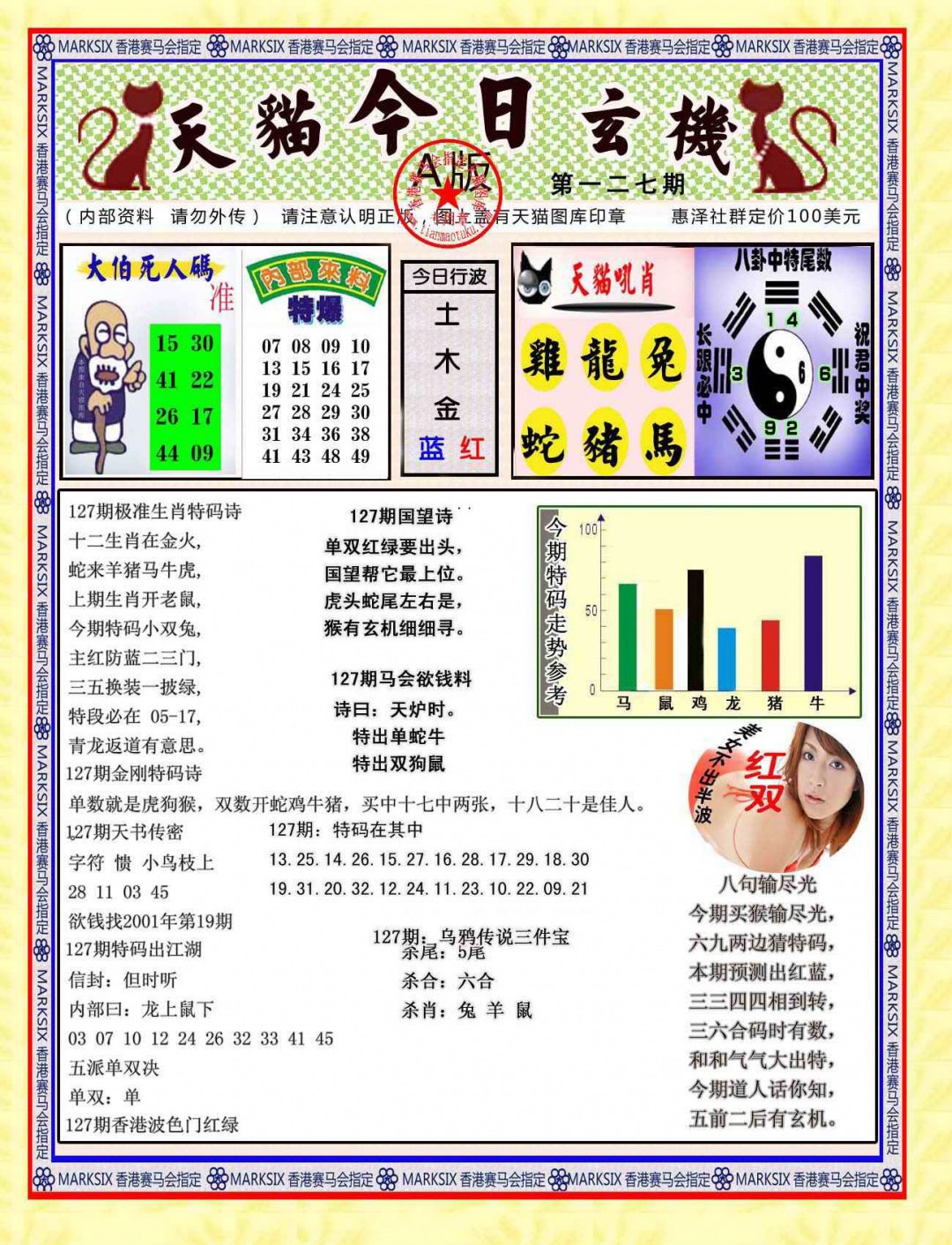 六合彩127期今日玄机图A