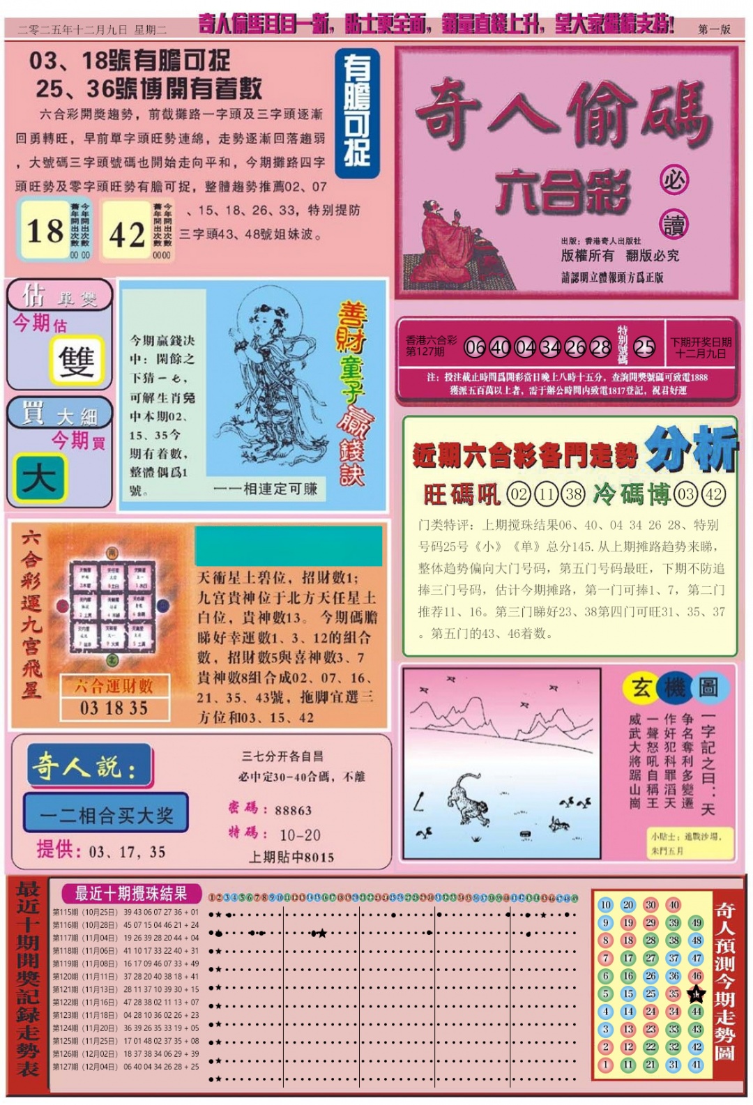 六合彩128期老奇人偷码A