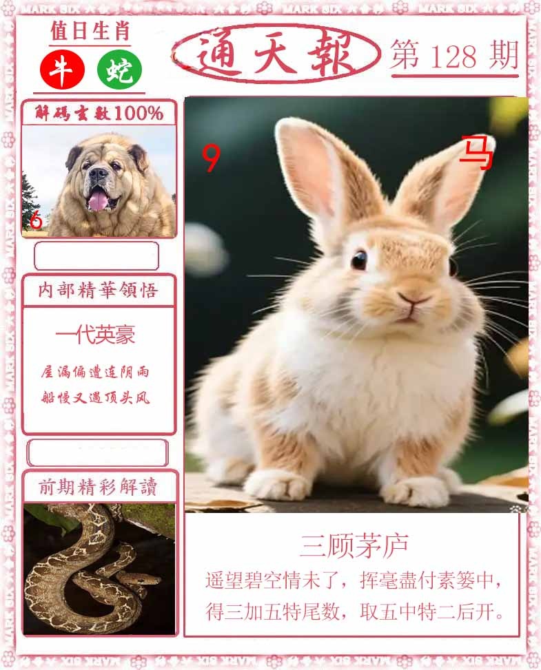 六合彩128期正版通天报