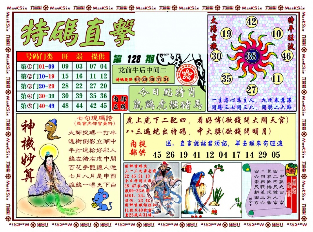 六合彩128期特马直击