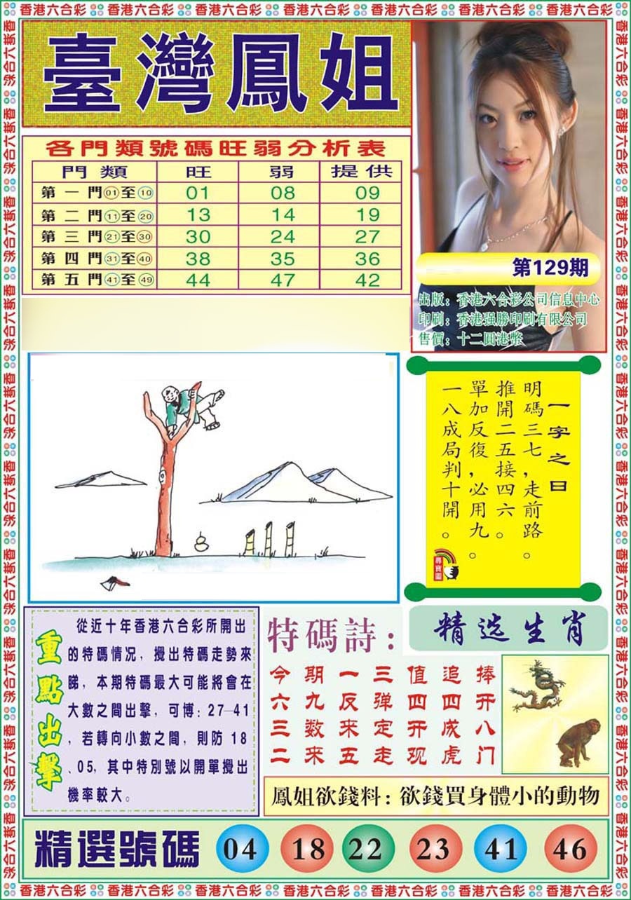 六合彩129期台湾凤姐