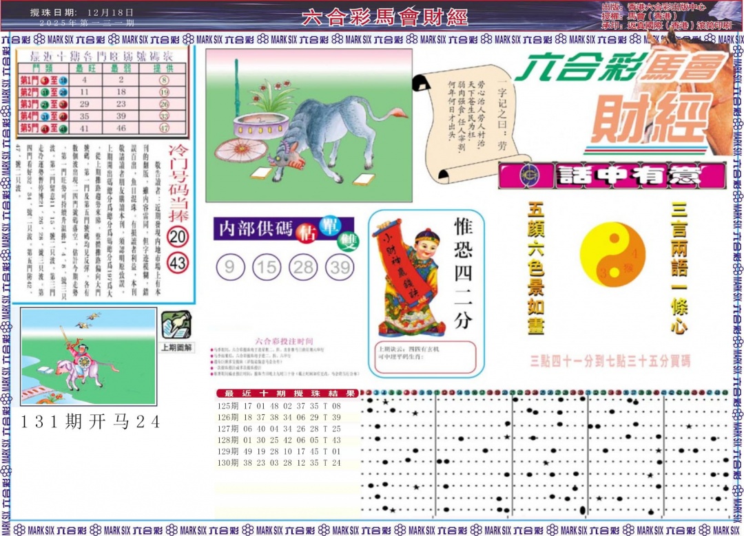 六合彩131期马会财经A