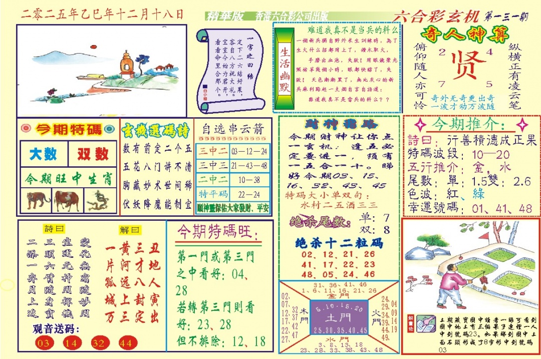 六合彩131期118六合玄机(新图)