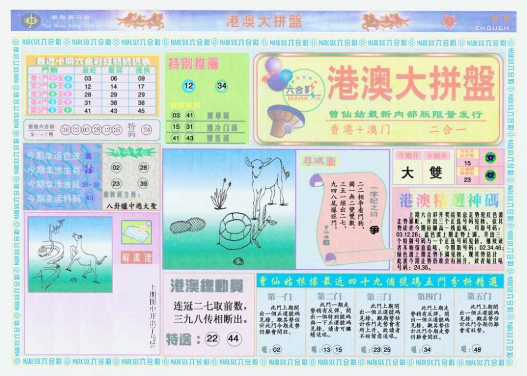 六合彩131期港澳大拼盘A