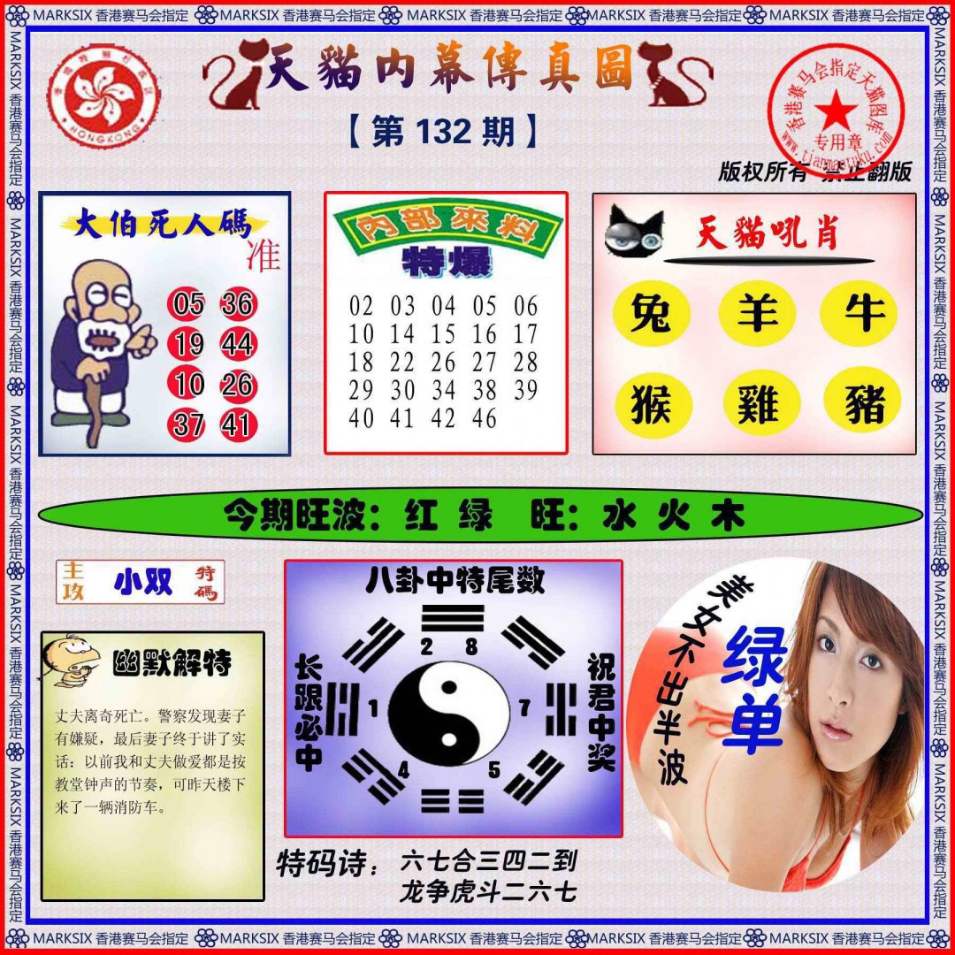 六合彩132期内幕传真图
