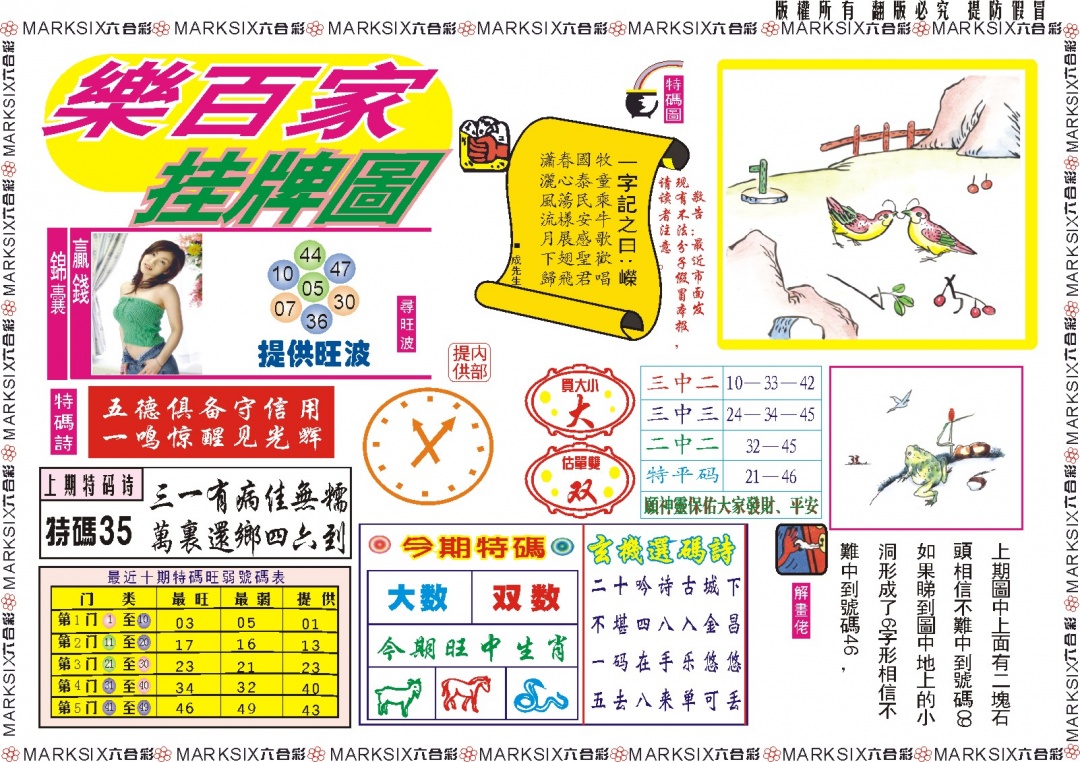 六合彩133期乐百家挂牌图记录