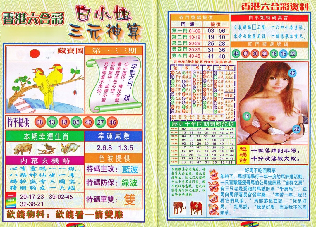 六合彩133期三元神算