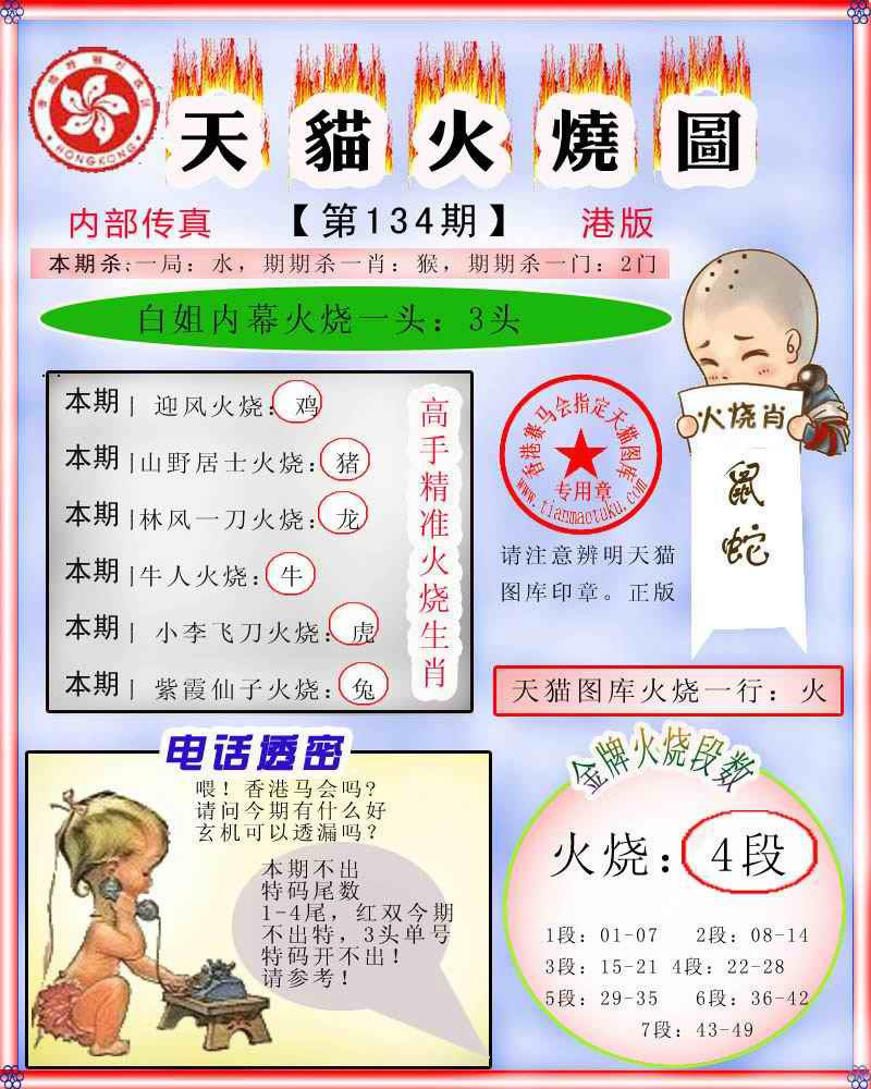 六合彩134期火烧图记录