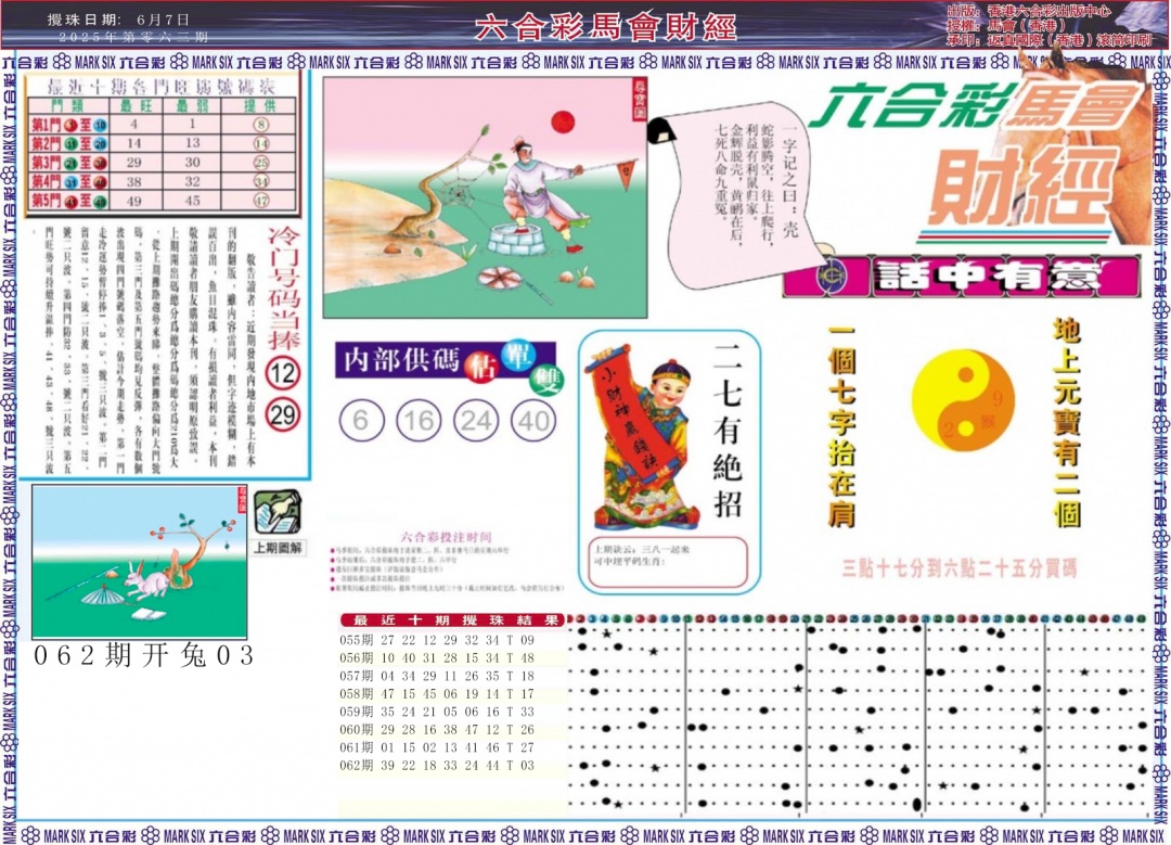 六合彩063期马会财经A