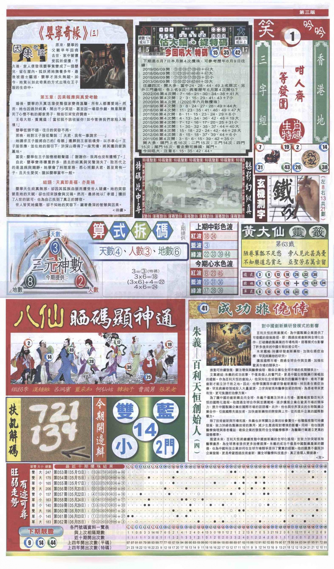 六合彩063期新报跑狗-1(正面)