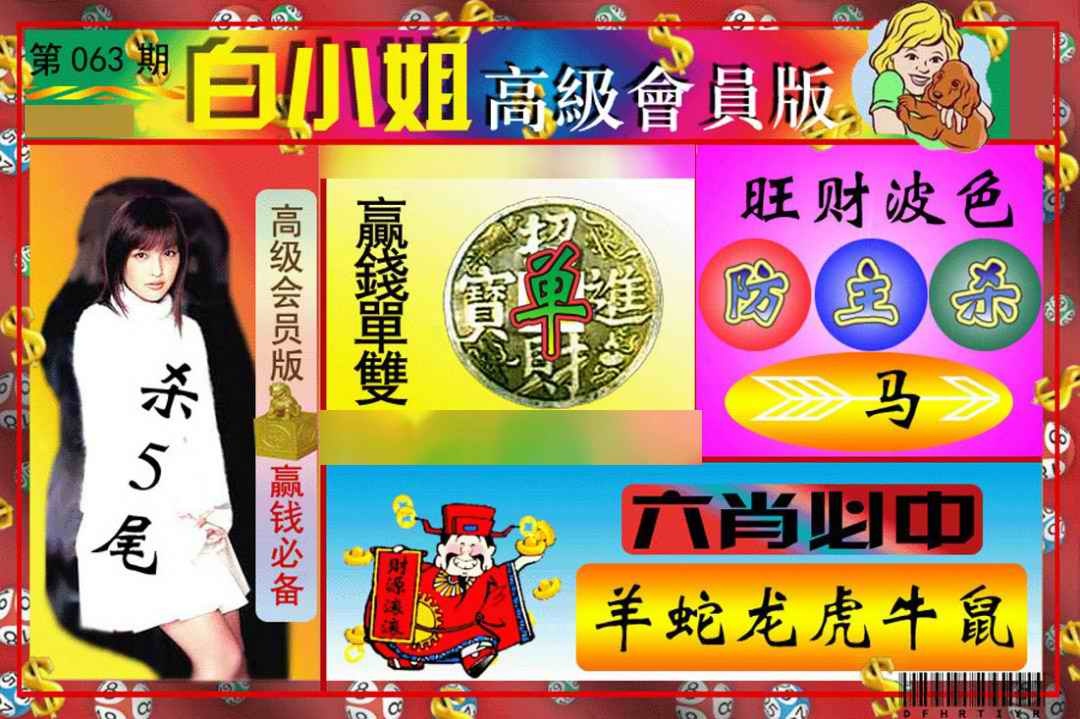 六合彩063期白小姐高级会员版