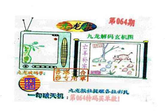 六合彩064期九龙报