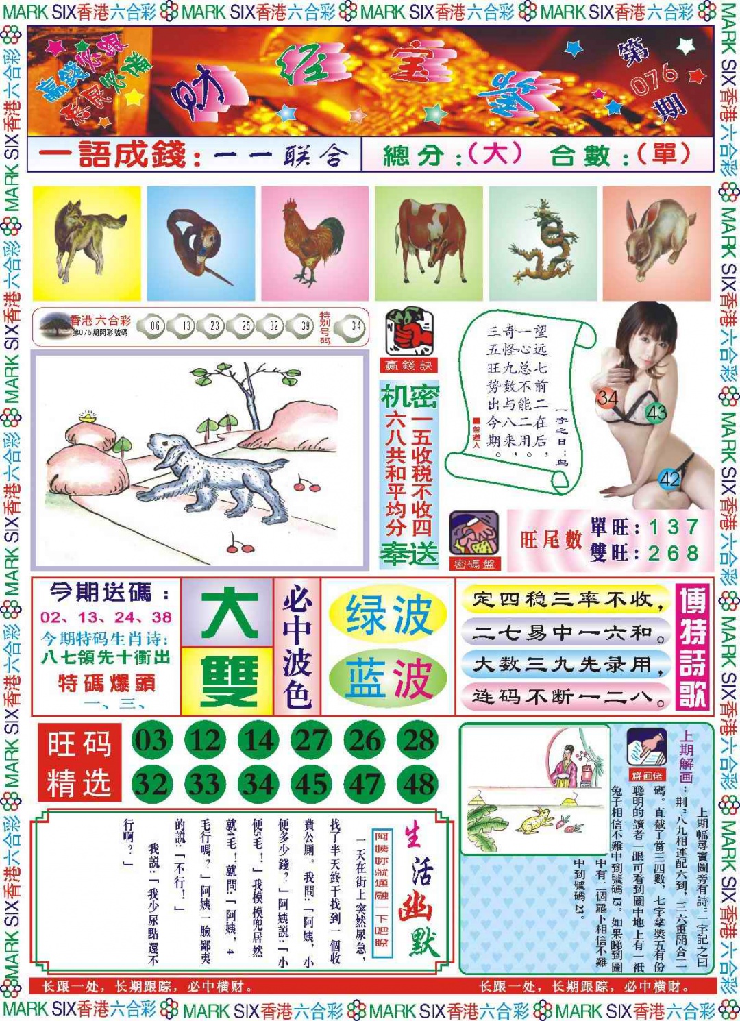 六合彩076期118财经宝鉴(新图)
