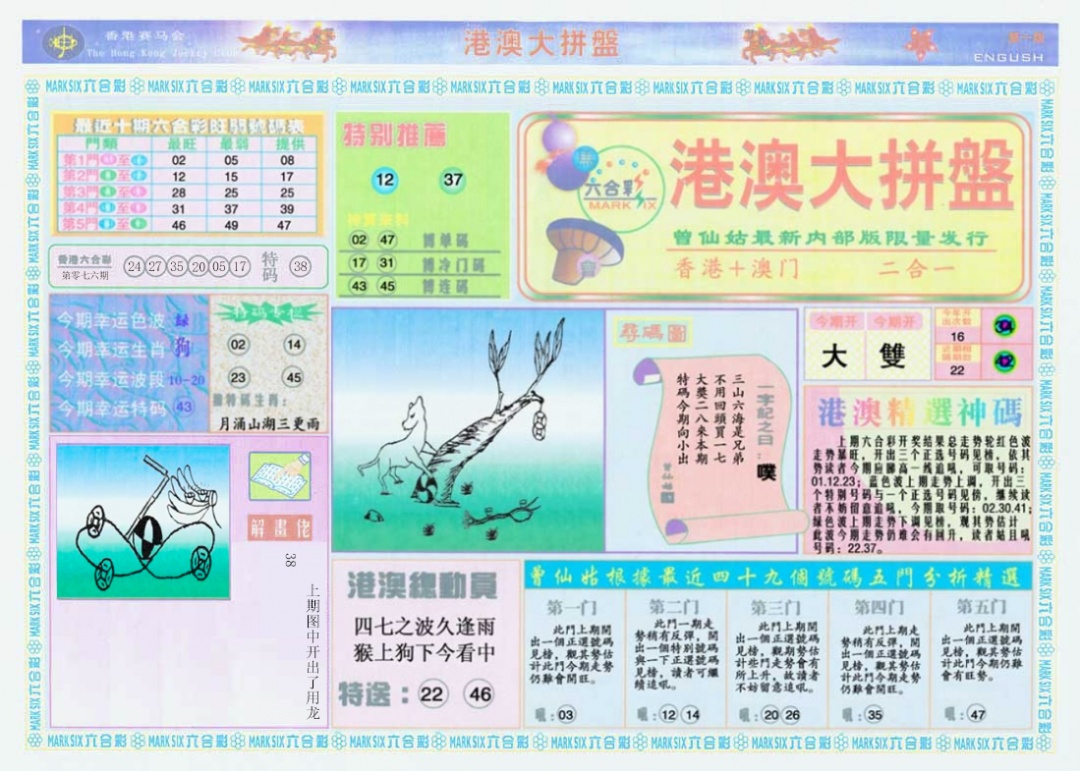 六合彩077期港澳大拼盘A