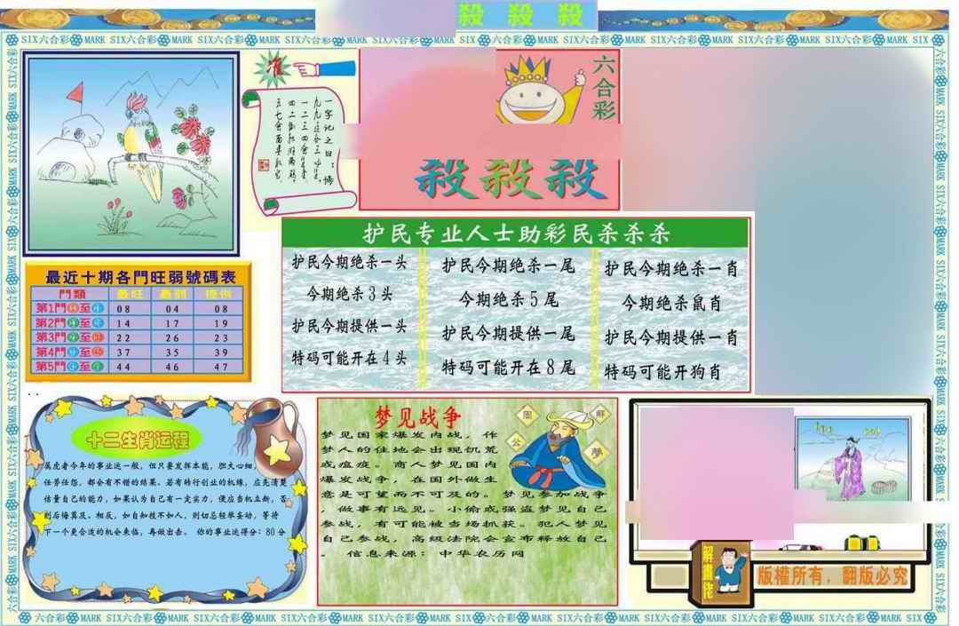 六合彩078期马经杀杀杀A(新图推荐)