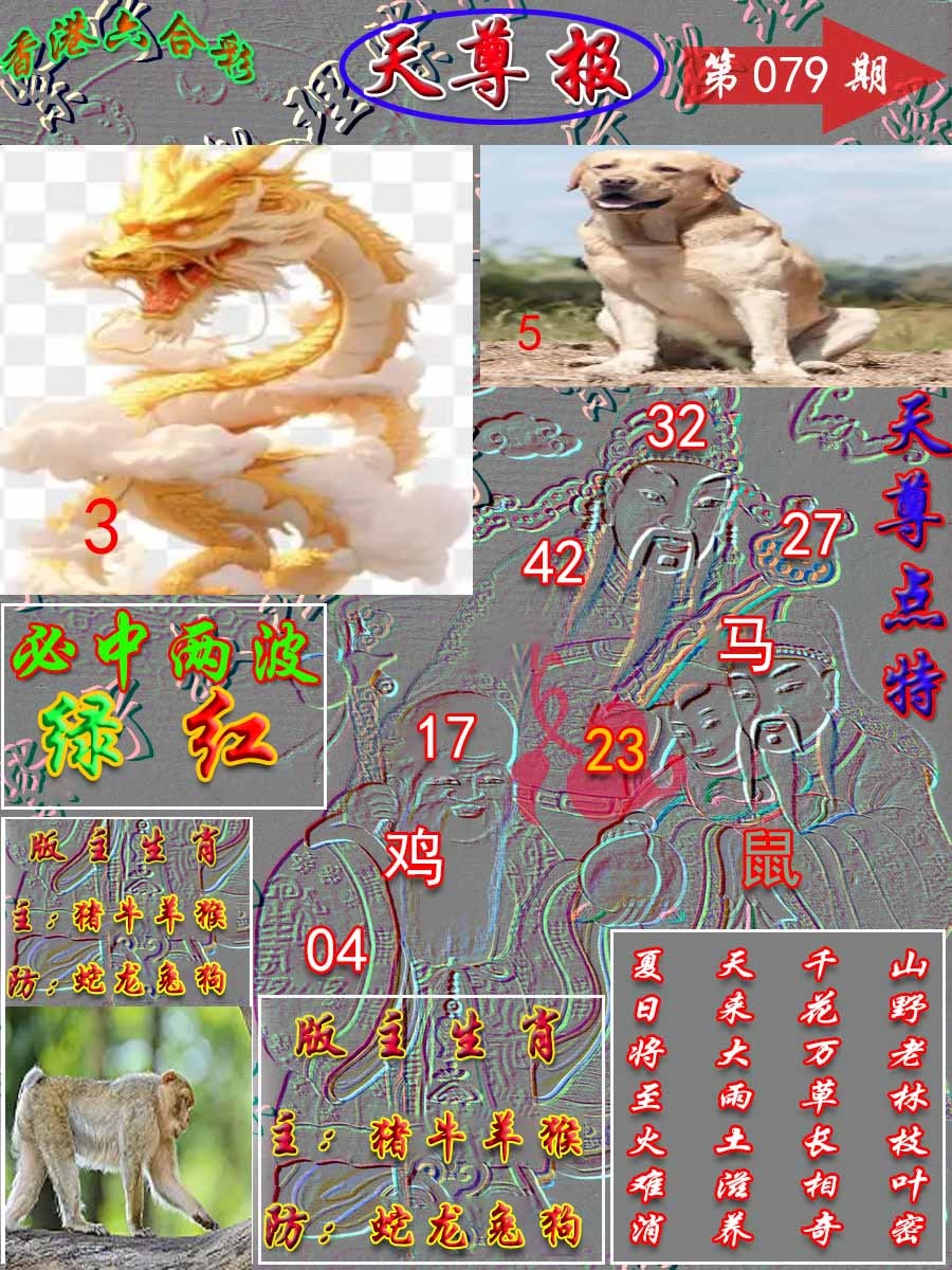 六合彩079期天尊报