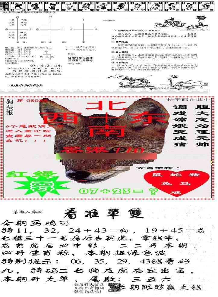 六合彩080期特码内幕B